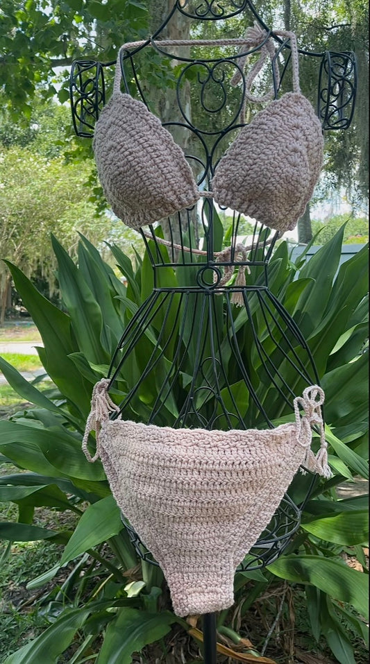 Crochet Boho Bikini Set