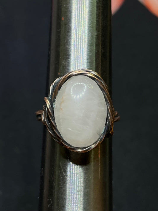 Quartz Copper Ring