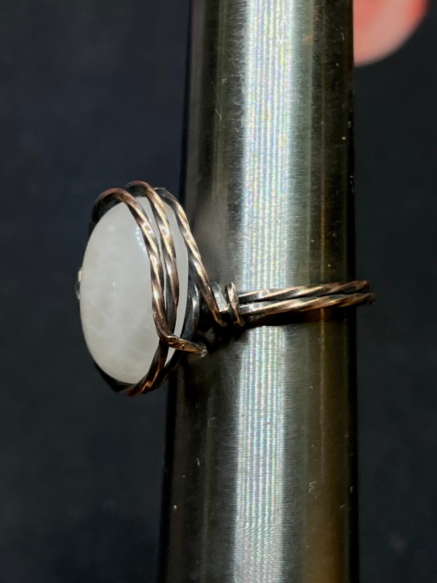 Quartz Copper Ring