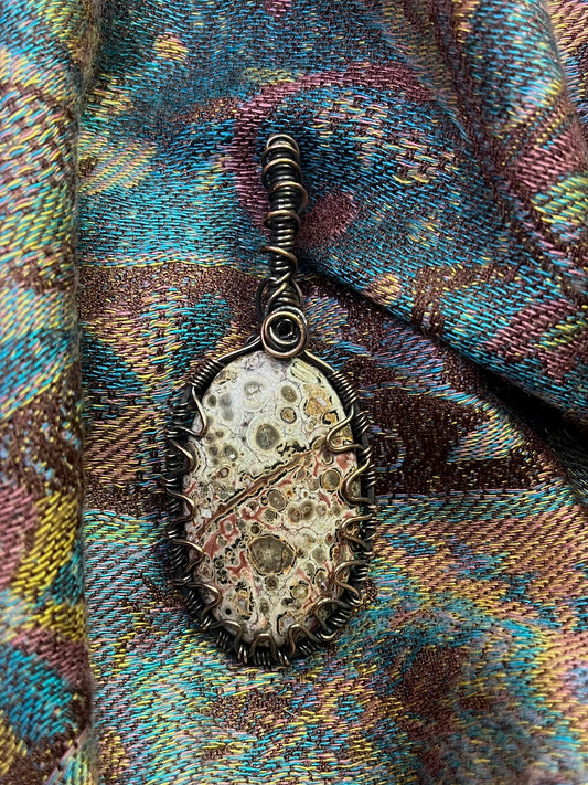 Fossilized Coral Pendant